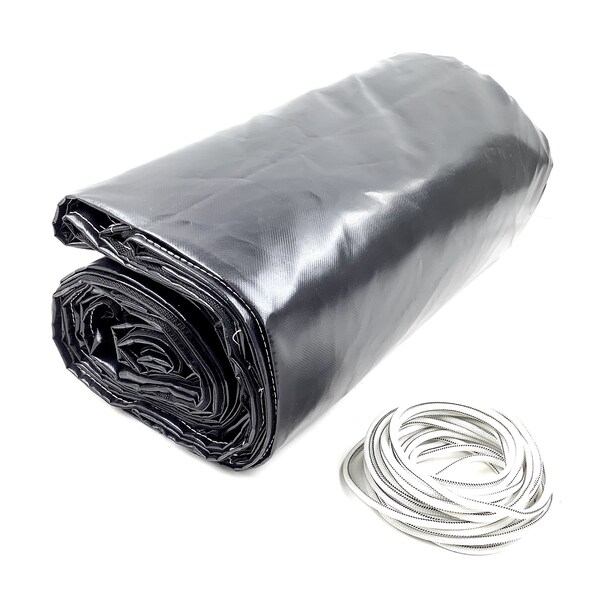 Harp Tarp 17ft Body Asphalt Tarp W/Flaps, AS170 - AS170