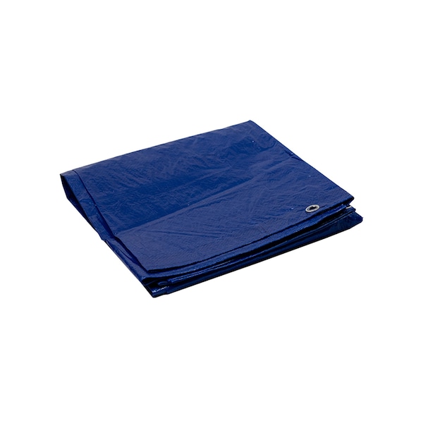 2W International Tarp, 6 ft x 8 ft, Blue, Laminated Polyethylene - T0608
