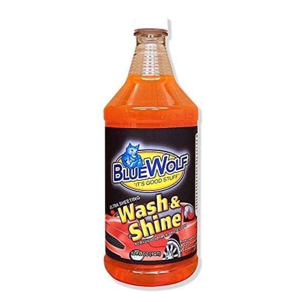 Blue Wolf Sales & Service Blue Wolf Sales & Service BWCWQ Ultra Sheeting Car Wash Spry Bottle - 32 oz - BWCWQ
