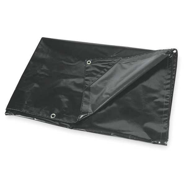 Zoro Select Standard Duty Tarp, 10 ft x 20 ft, 5.1 Mil, Blue, Polyethylene - 2ZJ47