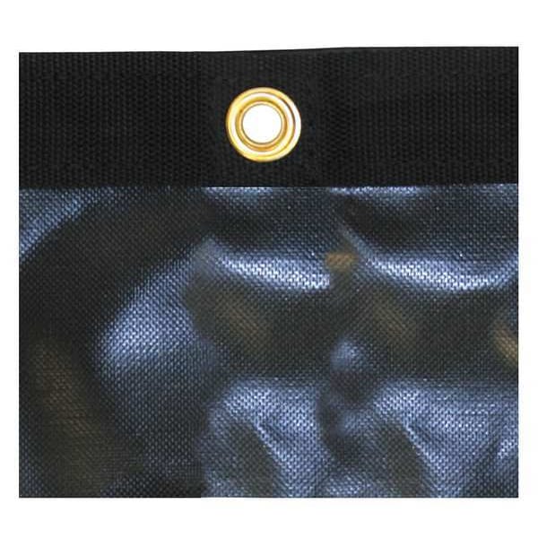 Buyers Products Standard Duty Tarp, 7 x 15 ft, 10 Mil, Black, Vinyl, UV Resistant - 3011352