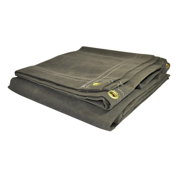 Foremost Dry Top Tarp Canvas 16 ft x 20 ft Tarp, Olive - 61620