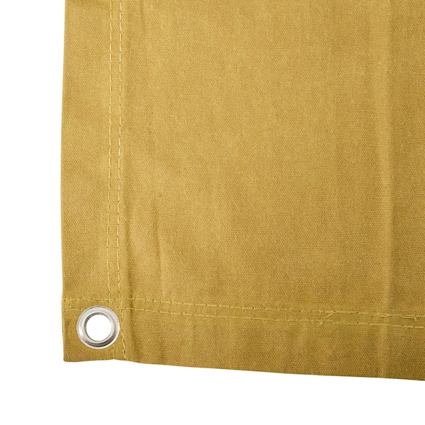 Tarps Now Tarp, 5 ft x 7 ft, 20 Mil, Tan, Cotton Canvas - FS-CWT10-0507