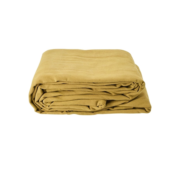 Tarps Now Tarp, 5 ft x 7 ft, 20 Mil, Tan, Cotton Canvas - FS-CWT10-0507