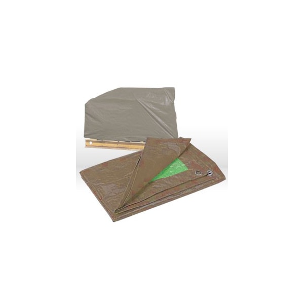 Kotap Heavy Duty Tarp, Brown/Green - TBG1216