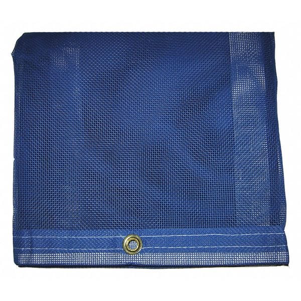 Mauritzon Standard Duty Tarp, 19 ft 6 in x 19 ft 6 in, 5 Mil, Blue, Vinyl, Tear Resistant, UV Resistant - MBT-12-02-2020