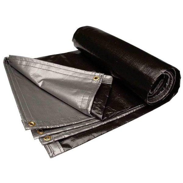 Mauritzon Tarp, 5, Silver/Black, Reinforced Polyethylene - TTS-12000-2030