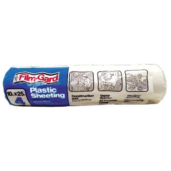 Thermwell Products 10 ft x 25 ft Tarp, Clear - 881207