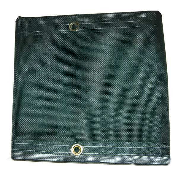 Mauritzon Standard Duty Tarp, 19 ft 6 in x 19 ft 6 in, 5 Mil, Green, Vinyl, Tear Resistant, UV Resistant - MBT-12-03-2030