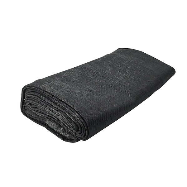 Tarps Now Mesh Tarp, 6 ft x 8 ft, 30 Mil, Black, Mesh - CSM70BK-0608