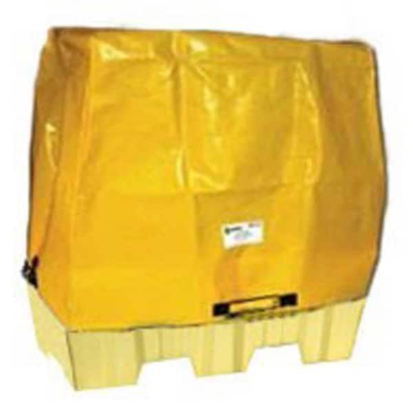 Enpac Tarp Cover, 60 in x 39 1/4 in x 43 1/4 in, 43 1/4 in, Yellow, HDPE - 5222-TARP