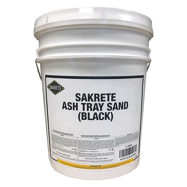 Sakrete Ash Tray Sand (Black) - 50 lb. Pail - 120017