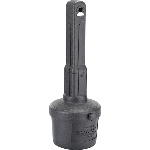 Global Industrial Black Outdoor Ashtray, 1-1/2 Gallon - 261391BK