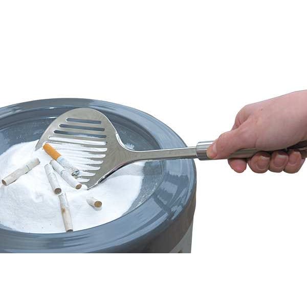 Rubbermaid Commercial Ash Tray Sand, Black, PK5 - FGB25
