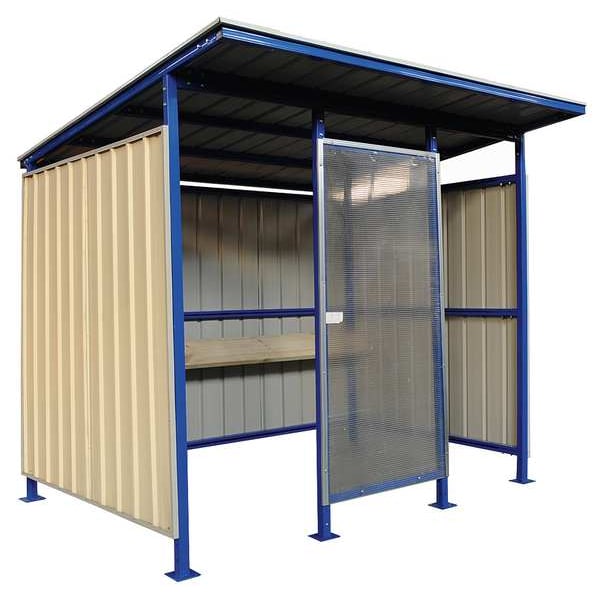 Zoro Select Smokers Shelter, 91inHx100-3/8inWx96inD - 49P402