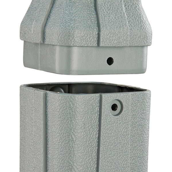 Global Industrial Gray Outdoor Ashtray, 1-1/2 Gallon - 261391GY