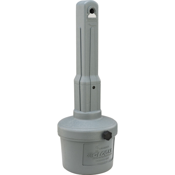 Global Industrial Gray Outdoor Ashtray, 1-1/2 Gallon - 261391GY