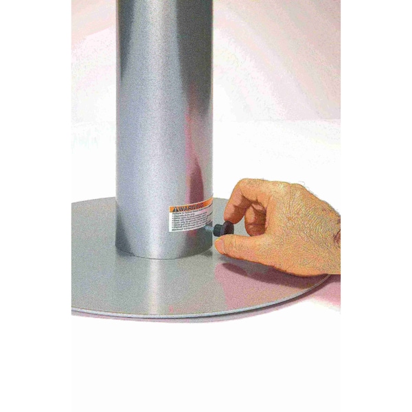 Commercial Zone Products Smoker's Outpost Smoke Stand, Silver - 710607