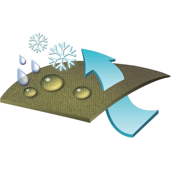 Gemplers 3 ft 7 in x 4 ft 20 mil Tarp, Polyester, Weather Tough, 14.5 oz - IHT-0404-03