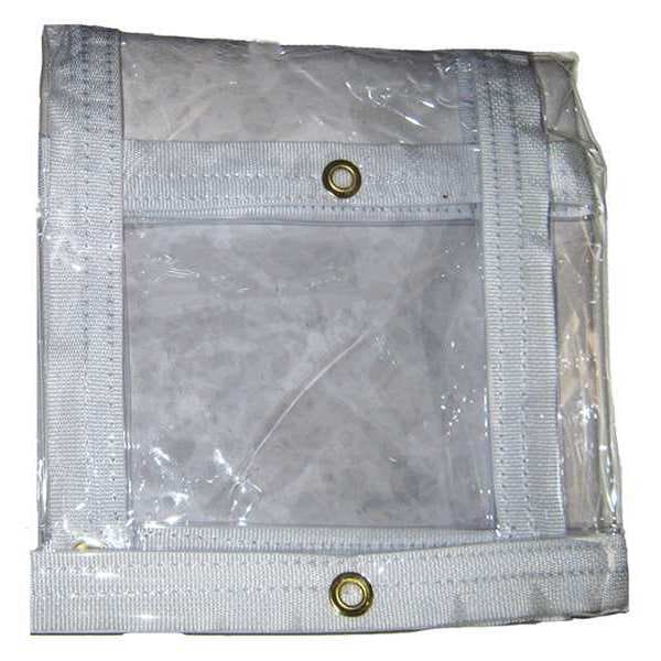 Mauritzon Heavy Duty Tarp, 7 ft 6 in x 9 ft 6 in, 20 Mil, Clear, Vinyl, Mildew Resistant - T-PVC20-0810