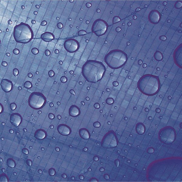 Perform Tool Tarpaulin Water Proof/ Mildew And Tear Resistant; 5 Foot x 7 Foot; Blue; With Grommet - W6000