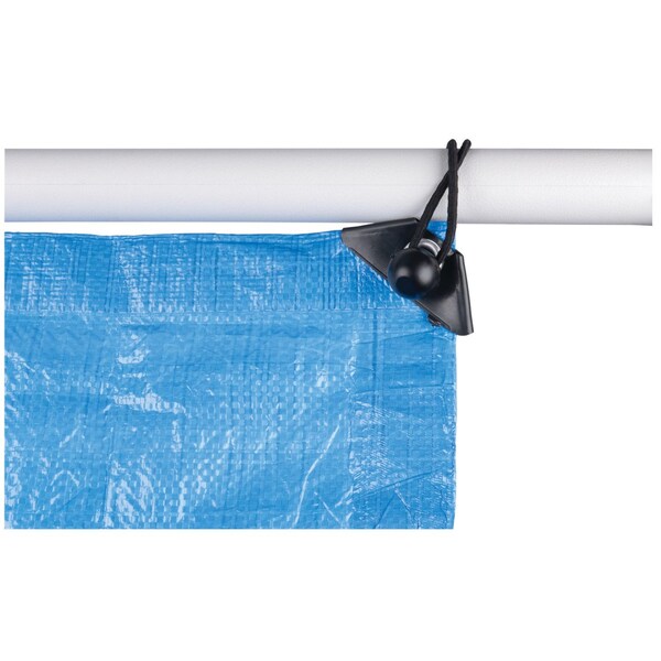 Perform Tool Tarpaulin Water Proof/ Mildew And Tear Resistant; 5 Foot x 7 Foot; Blue; With Grommet - W6000