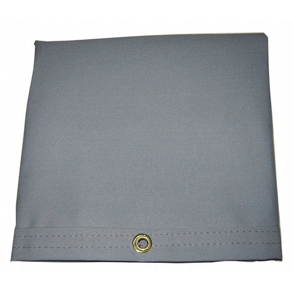 Mauritzon Heavy Duty Tarp, 5 ft 9 in x 5 ft 9 in, 20 Mil, Gray, Polyester Coated Cotton Canvas - IHT-06-0606