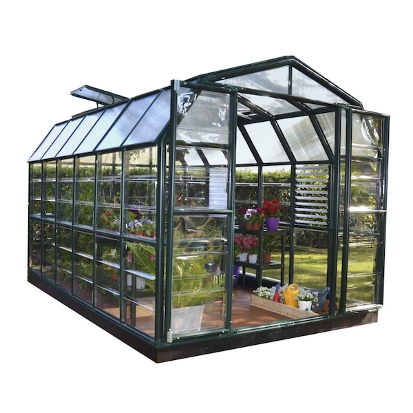 Rion Palram - Canopia  8 x 12 ft. Prestige 2 Greenhouse - Clear - HG7312C