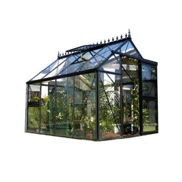 Exaco Junior Victorian 79 Square Foot Greenhouse - Black - JVIC23S