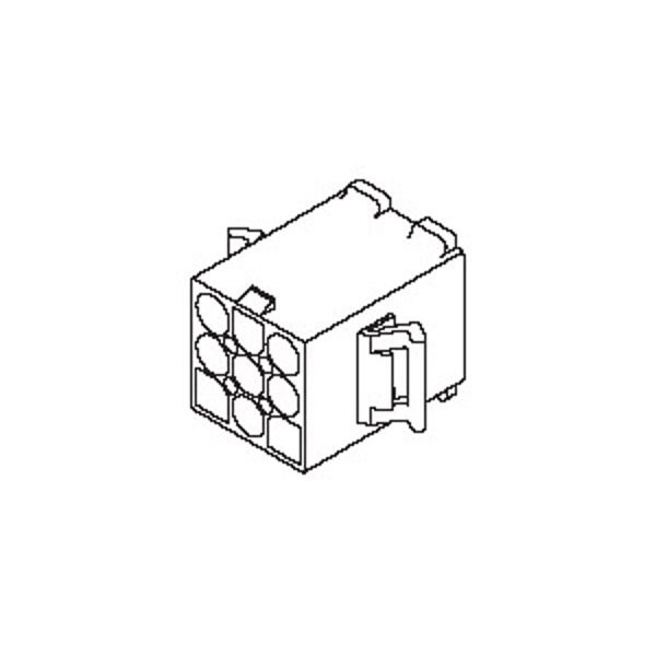 Molex Rectangular Power Connector, 12 Contact(S), Male Or Female, Crimp Terminal, Plug - 19092129
