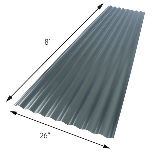 Suntop Foamed Polycarbonate 96 in L x 26 in W x 0.063 in Thick - 108974