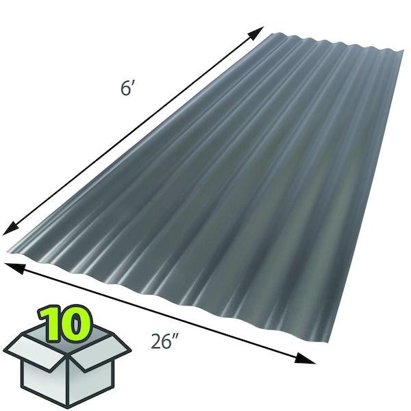Suntop IRN .063 Castle Grey 26x72in, 10PK - 190824