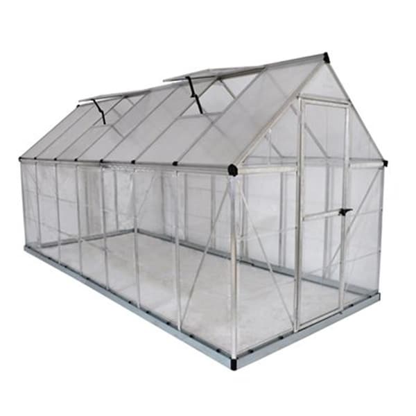 Palram Palram - Canopia HG5514 Hybrid Greenhouse - 6 x 14 ft. - Silver - HG5514