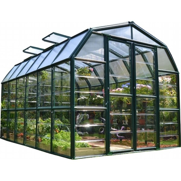 Grilltown Palram - Canopia  Grand Gardener 2 Greenhouse - 8 x 12 ft. - Clear - GR3139613