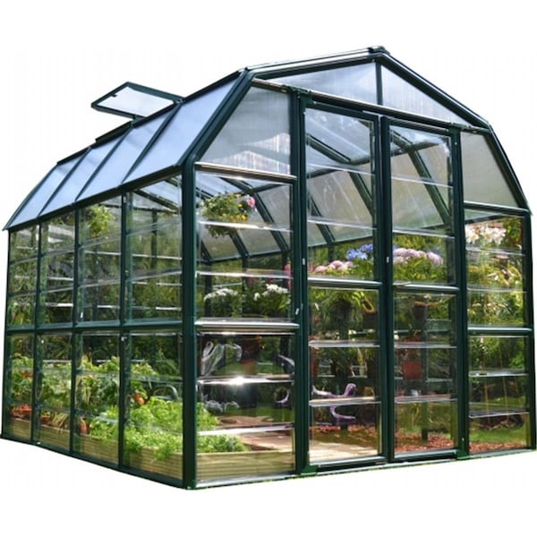 Grilltown Palram - Canopia  Grand Gardener 2 Greenhouse - 8 x 8 ft. - Clear - GR3135393