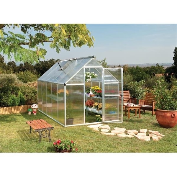 Palram Palram - Canopia HG5010 Mythos Greenhouse - 6 x 10 ft. - Silver - HG5010