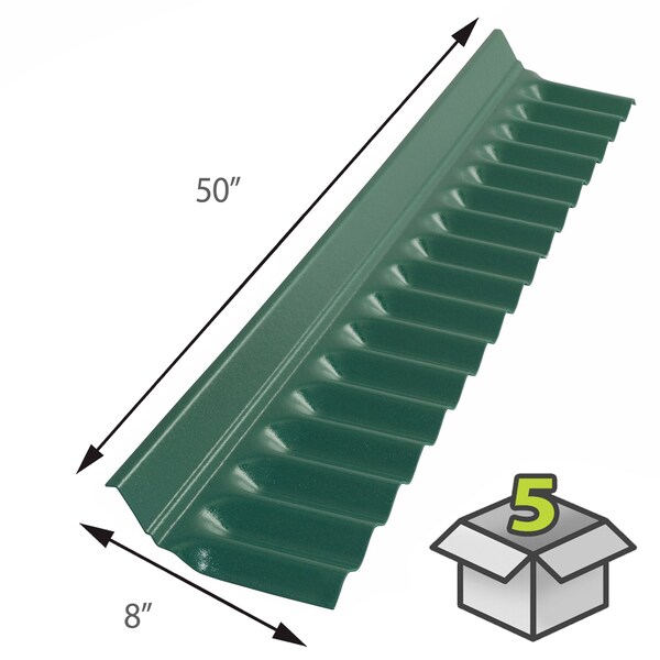 Suntop 4 Ft. Rainforest Green Wall Connector, 5PK - 193386