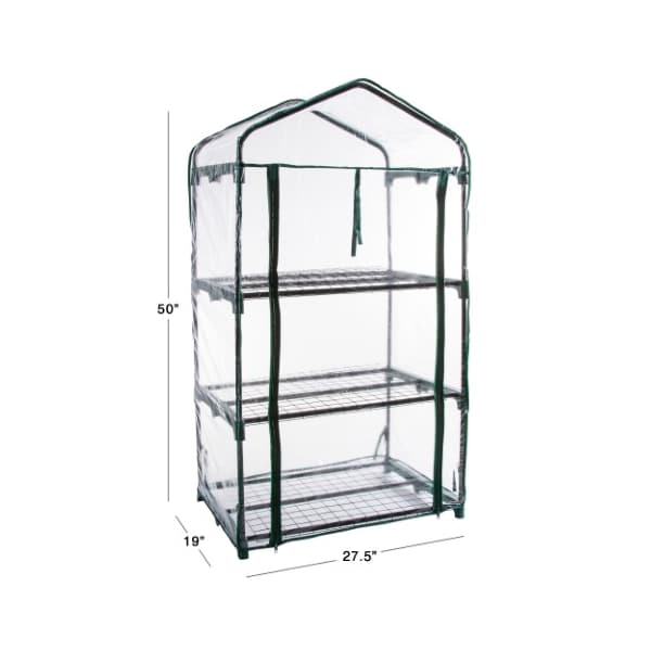 Nature Spring Nature Spring 3-Tier Greenhouse - Garden Shelves - 682817CNN