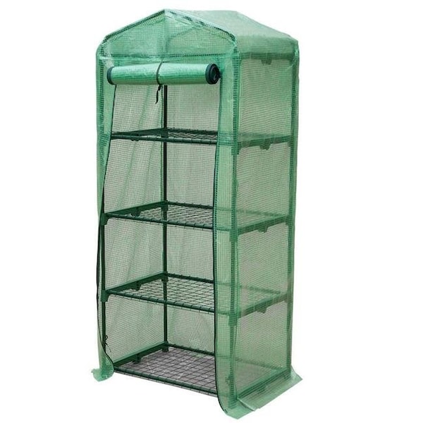 Genesis Genesis GEN-4PE 4 Tier Portable Rolling Greenhouse with Opaque Cover - GEN-4PE