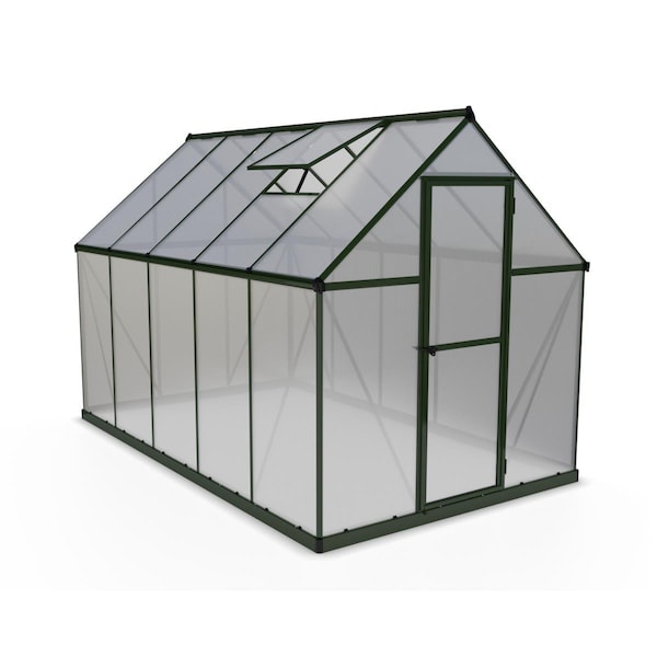 Palram Canopia6 x 10 ft. Mythos Hobby Greenhouse - Green - HG5010G