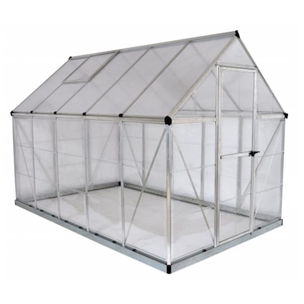 Palram - Canopia  Hybrid Greenhouse - 6 x 10 ft. - Silver - HG5510