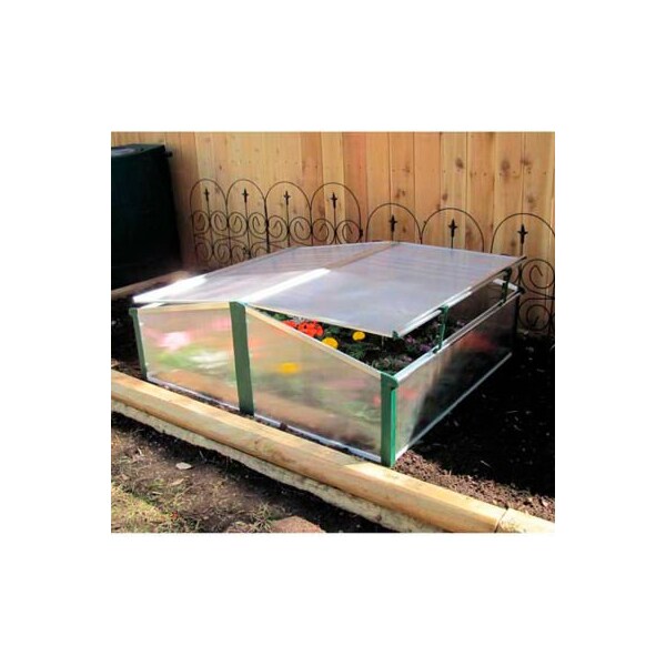 Exaco Trading Co. Easy-Fix Double Cold-Frame, 48"L x 40"W x 16"H - CF 120/100