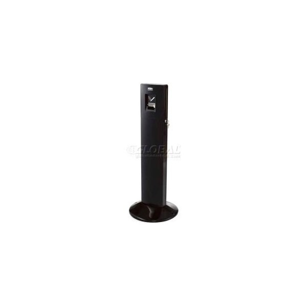 Rubbermaid Commercial Rubbermaid Metropolitan Smokers' Station Outdoor Ashtray Black - FGR93400BK