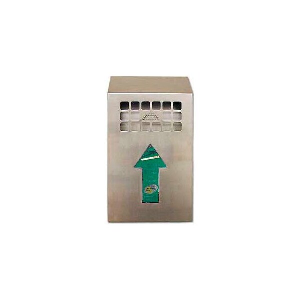 No Butts Bin Co.. Wall Mount Bin Outdoor Ashtray Stainless Steel - NBB01
