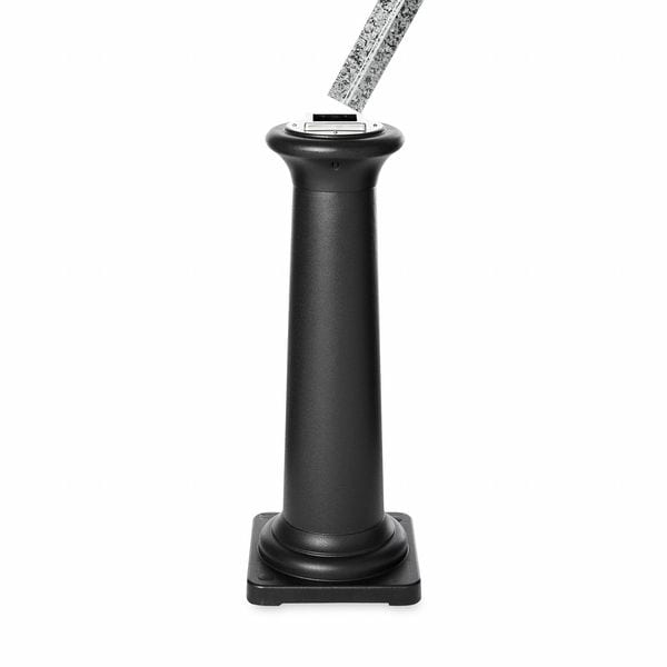 Rubbermaid Commercial Cigarette Receptacle, 1 gal., Black - FG9W3000BLA