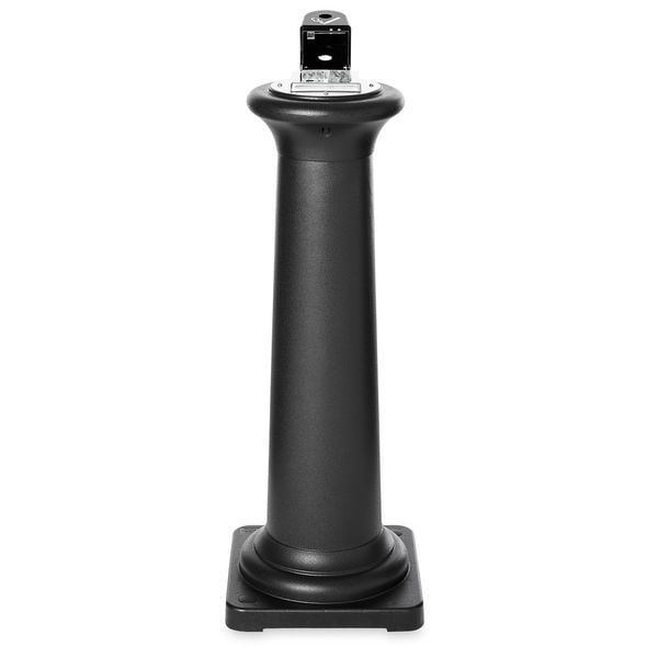 Rubbermaid Commercial Cigarette Receptacle, 1 gal., Black - FG9W3000BLA