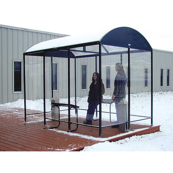No Butts Bin Co Smoking Shelter - Free-Standing - NBS0412FS