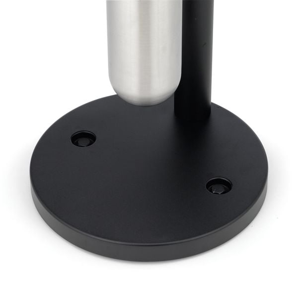 Rubbermaid Commercial Cigarette Receptacle, 1-19/64 gal., Silver - FG9W3100SSBLA