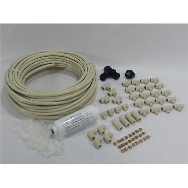 Chalk & Chuckles Mist Cooling MC600DIY Outdoor Patio Cooling System- Do It Yourself Misting System for Cooling Stables Porches; Backyard & Cattle Sheds - MC600DIY