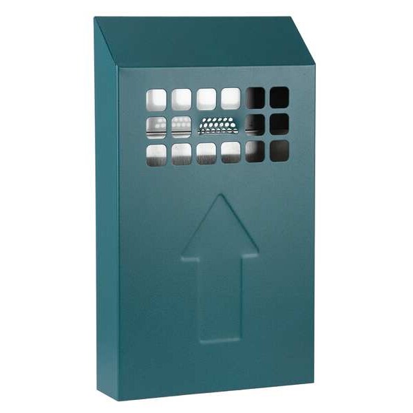 No Butts Bin Co Cigarette Receptacle, 1/2 gal., Green - NBB03